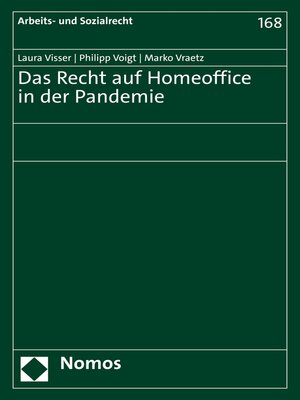 cover image of Das Recht auf Homeoffice in der Pandemie